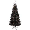 6' Pre-Lit Black Artificial Tinsel Christmas Tree, Clear Lights 2 6' Pre-Lit Black Artificial Tinsel Christmas Tree, Clear Lights -Optimal Christmas Shop northlight j92324 1 39765.1667657098