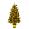 3' Pre-Lit Gold Fiber Optic Artificial Christmas Tree, White Lights 2 3' Pre-Lit Gold Fiber Optic Artificial Christmas Tree, White Lights -Optimal Christmas Shop northlight j92343 1 57701.1667530318