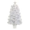 3' Pre-Lit White Fiber Optic Artificial Christmas Tree, Warm White Lights 1 3' Pre-Lit White Fiber Optic Artificial Christmas Tree, Warm White Lights -Optimal Christmas Shop northlight j92345 1 96165.1667530330