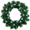 Pre-Lit Color Changing Fiber Optic Globe Lights Artificial Christmas Wreath, 12-Inch 1 Pre-Lit Color Changing Fiber Optic Globe Lights Artificial Christmas Wreath, 12-Inch -Optimal Christmas Shop northlight j92347 1 53393.1686093594
