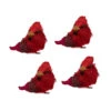 Set Of 4 Red Cardinal Clip-On Sisal Christmas Bird Ornaments, 3.5" -Optimal Christmas Shop northlight ja01551 1updated 54060.1667488221