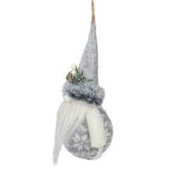 7.75" Gray Nordic Santa Claus Gnome Christmas Ornament 11 7.75" Gray Nordic Santa Claus Gnome Christmas Ornament -Optimal Christmas Shop northlight ja25722 2 60761.1667572867