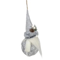 7.75" Gray Nordic Santa Claus Gnome Christmas Ornament 9 7.75" Gray Nordic Santa Claus Gnome Christmas Ornament -Optimal Christmas Shop northlight ja25722 3 79249.1667572866