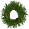 32" Cedar With Pine Cones And White Berries Artificial Christmas Wreath - Unlit 2 32" Cedar With Pine Cones And White Berries Artificial Christmas Wreath - Unlit -Optimal Christmas Shop northlight jy88058 81649.1681844239