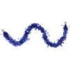 50' Lavish Blue And Silver Snowflakes Christmas Tinsel Garland - Unlit -Optimal Christmas Shop northlight k00367 99624.1667534943