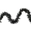 Wide Cut Black Halloween Tinsel Garland - 50 Feet, Unlit -Optimal Christmas Shop northlight k28316 74478.1667622914