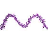 50' X 1.5" Purple Tinsel Christmas Garland With Polka Dots - Unlit 1 50' X 1.5" Purple Tinsel Christmas Garland With Polka Dots - Unlit -Optimal Christmas Shop northlight k94051 1flipped 91717.1672767510