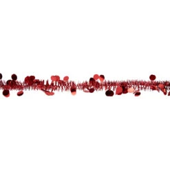 50' X 1.5" Red Tinsel Christmas Garland With Polka Dots - Unlit 7 50' X 1.5" Red Tinsel Christmas Garland With Polka Dots - Unlit -Optimal Christmas Shop northlight k94052 2 35784.1667534046