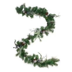 6' X 12" Pine And Blueberries Artificial Christmas Garland - Unlit -Optimal Christmas Shop northlight kji20x6271gl 1 11556.1667491174