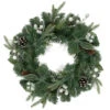 Frosted White Berry And Mixed Pine Artificial Christmas Wreath, 24-Inch, Unlit -Optimal Christmas Shop northlight kji28173 1 updated2022 61380.1667529982