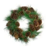 Long Needle Pine And Pine Cone Artificial Christmas Wreath - 24-Inch, Unlit -Optimal Christmas Shop northlight kji28182 81680.1667575836