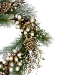 Acorn And Pine Cone Flocked Pine Needle Artificial Christmas Wreath - 22-Inch, Unlit 8 Acorn And Pine Cone Flocked Pine Needle Artificial Christmas Wreath - 22-Inch, Unlit -Optimal Christmas Shop northlight kji28195 1 07462.1667659460