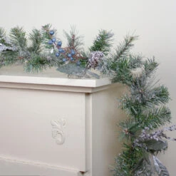 6' X 10" Mixed Pine And Blueberries Artificial Christmas Garland - Unlit -Optimal Christmas Shop northlight kji85776 4 71912.1667643200