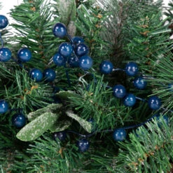 28" Mixed Pine And Blueberries Artificial Christmas Teardrop Swag - Unlit -Optimal Christmas Shop northlight kji85785 4 73432.1686339718