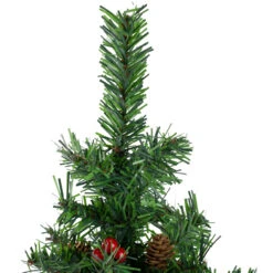 16" Potted Red Berries And Pine Cones Medium Artificial Christmas Tree – Unlit -Optimal Christmas Shop northlight kji91320 1 45102.1667530410