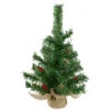 16" Potted Red Berries And Pine Cones Medium Artificial Christmas Tree – Unlit -Optimal Christmas Shop northlight kji91320 80953.1667530409