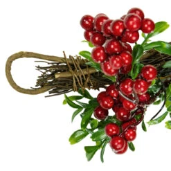 6' Glittered Artificial Boxwood, Pine Cone And Red Berry Christmas Garland- Unlit -Optimal Christmas Shop northlight kjir5093gl 2 49022.1667660010