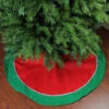 48" Red And Green Traditional Christmas Tree Skirt -Optimal Christmas Shop northlight l18986 1 03463.1667536256