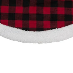 48" Black And Red Buttoned Buffalo Plaid Christmas Tree Skirt 7 48" Black And Red Buttoned Buffalo Plaid Christmas Tree Skirt -Optimal Christmas Shop northlight l27899 1 12463.1667529978