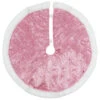 20" Pink Glittered Mini Christmas Tree Skirt With White Fur Trim -Optimal Christmas Shop northlight l27922 1 31845.1684941316