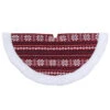 20" Gray And Red Snowflakes Lodge Mini Christmas Tree Skirt With Sherpa Trim 2 20" Gray And Red Snowflakes Lodge Mini Christmas Tree Skirt With Sherpa Trim -Optimal Christmas Shop northlight l27925 1 77998.1667487613