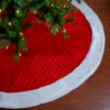 72" Red And White Quilted Christmas Tree Skirt With Faux Fur Trim 1 72" Red And White Quilted Christmas Tree Skirt With Faux Fur Trim -Optimal Christmas Shop northlight l27932 95703.1667573706