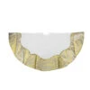 48" White And Gold Two Toned Flourish Christmas Tree Skirt -Optimal Christmas Shop northlight l34263 26668.1667536559