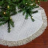 48" Beige And Ivory Contemporary Christmas Tree Skirt 2 48" Beige And Ivory Contemporary Christmas Tree Skirt -Optimal Christmas Shop northlight l85456 1 95647.1667533938