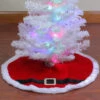 20" Traditional Red And White Santa Claus Belt Buckle Mini Christmas Tree Skirt -Optimal Christmas Shop northlight l85588 updated 49762.1667655363