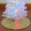 20" Gold Sequin Snowflake Pattern Mini Christmas Tree Skirt 2 20" Gold Sequin Snowflake Pattern Mini Christmas Tree Skirt -Optimal Christmas Shop northlight l85597 1 34842.1667491222