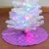 20" Purple Sequin Snowflake Mini Christmas Tree Skirt -Optimal Christmas Shop northlight l85600 1 83291.1667659193