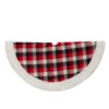 20-Inch Red, Black, And Ivory Plaid Mini Christmas Tree Skirt With Sherpa Trim 2 20-Inch Red, Black, And Ivory Plaid Mini Christmas Tree Skirt With Sherpa Trim -Optimal Christmas Shop northlight l88050 1 sample 45462.1667530465