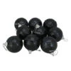 9ct Jet Black Mirrored Glass Disco Christmas Ball Ornaments 2.5" (60mm) -Optimal Christmas Shop northlight lj34024 1 87706.1667534108