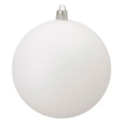 12ct Winter White Shatterproof Matte Christmas Ball Ornaments 4" (100mm) 7 12ct Winter White Shatterproof Matte Christmas Ball Ornaments 4" (100mm) -Optimal Christmas Shop northlight lj34801 updated 78068.1667655530