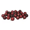 24ct Burgundy Red Shatterproof 4-Finish Christmas Ball Ornaments 2.5" (60mm) -Optimal Christmas Shop northlight lj34918updated 47979.1667488431