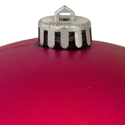 Magenta Pink Shatterproof Matte Christmas Ball Ornament 8" (200mm) 7 Magenta Pink Shatterproof Matte Christmas Ball Ornament 8" (200mm) -Optimal Christmas Shop northlight lj35002 1 09040.1667662899