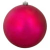 Magenta Pink Shatterproof Matte Christmas Ball Ornament 8" (200mm) -Optimal Christmas Shop northlight lj35002 1 updated 52240.1667662899