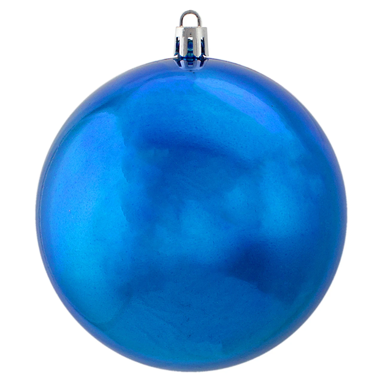 12ct Lavish Blue Shatterproof Christmas Ball Ornaments 4" (100mm) 5 12ct Lavish Blue Shatterproof Christmas Ball Ornaments 4" (100mm) - Image 3