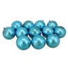 12ct Turquoise Blue Shatterproof Shiny Christmas Ball Ornaments 4" (100mm) -Optimal Christmas Shop northlight lj35208 86453.1667657746