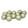 Set Of 12 Champagne Gold Shatterproof Matte Christmas Ball Ornaments 4" 1 Set Of 12 Champagne Gold Shatterproof Matte Christmas Ball Ornaments 4" -Optimal Christmas Shop northlight lj35229 24178.1667491214