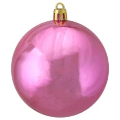 32ct Bubblegum Pink Shiny Shatterproof Christmas Ball Ornaments 3.25" (80mm) -Optimal Christmas Shop northlight lj35294 3updated 32964.1667576221