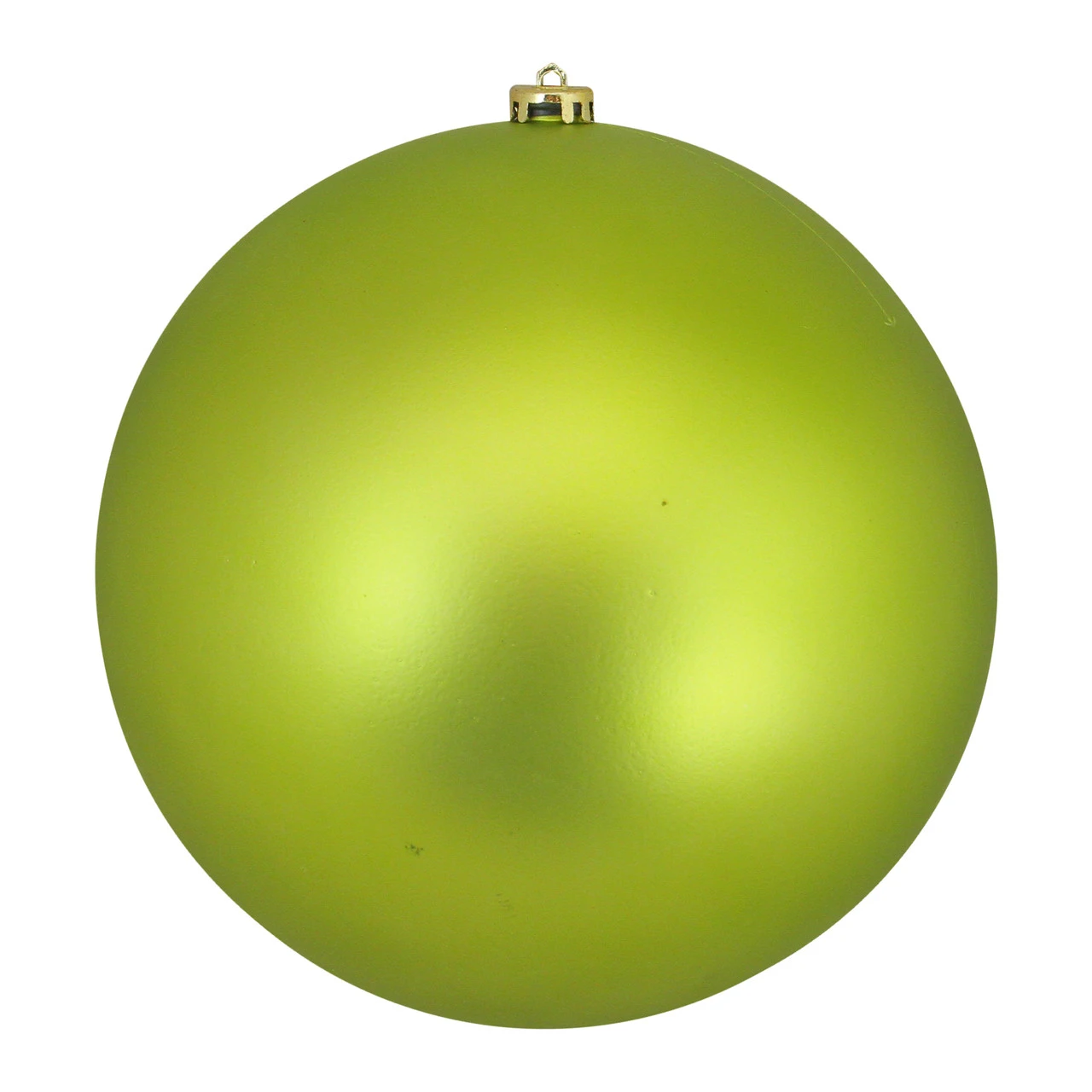 Matte Kiwi Green Shatterproof Christmas Ball Ornament 10" (250mm) 3 Matte Kiwi Green Shatterproof Christmas Ball Ornament 10" (250mm)
