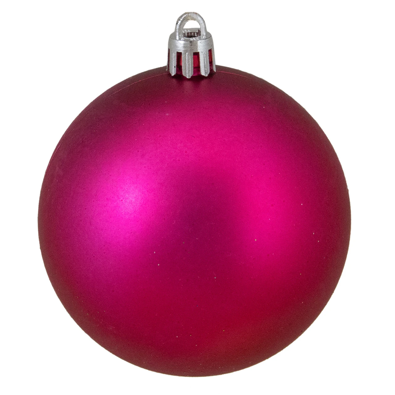 16ct Magenta Pink Shatterproof 4-Finish Christmas Ball Ornaments 3" (75mm) 5 16ct Magenta Pink Shatterproof 4-Finish Christmas Ball Ornaments 3" (75mm) - Image 3