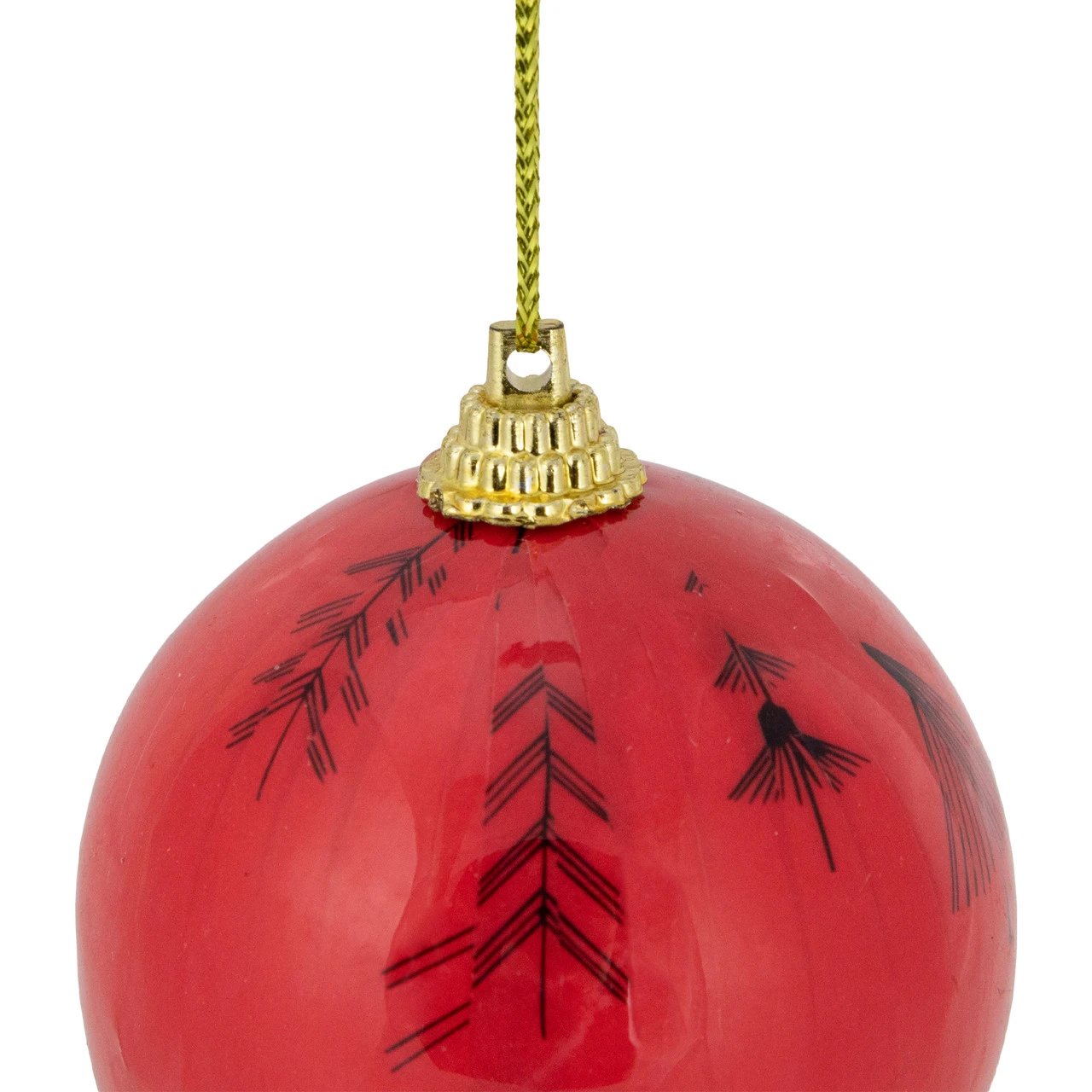 14-Piece Scandinavian Style Decoupage Christmas Ball Ornament Set, 2.25" (60mm) 9 14-Piece Scandinavian Style Decoupage Christmas Ball Ornament Set, 2.25" (60mm) - Image 7