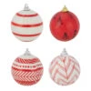 14-Piece Scandinavian Style Decoupage Christmas Ball Ornament Set, 2.25" (60mm) -Optimal Christmas Shop northlight lj92508 set 23629.1667488005