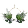 Black And White Plaid Winter Greenery Artificial Christmas Wreath, 18-Inch, Unlit -Optimal Christmas Shop northlight ll94317 1 32577.1680184573