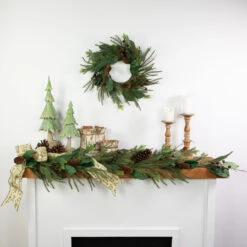 Mixed Foliage With Berries Artificial Christmas Wreath, 20-Inch, Unlit -Optimal Christmas Shop northlight ll943182c20ll94319 styled 27984.1686339711