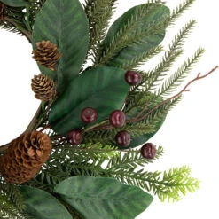 Mixed Foliage With Berries Artificial Christmas Wreath, 20-Inch, Unlit -Optimal Christmas Shop northlight ll94318 2 99403.1686339709