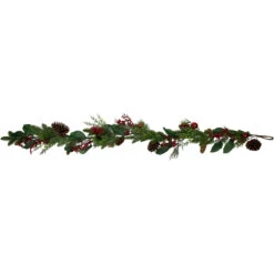 6' Green And Red Pinecones And Berries Artificial Christmas Garland- Unlit -Optimal Christmas Shop northlight ll94321 1 86646.1680184328