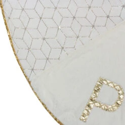 48" Cream And Gold Peace And Reindeer Christmas Tree Skirt 8 48" Cream And Gold Peace And Reindeer Christmas Tree Skirt -Optimal Christmas Shop northlight lt90720 2 updated 32474.1667530455